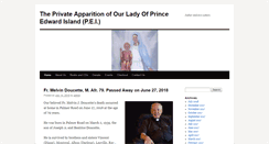 Desktop Screenshot of ourladyofpei.com